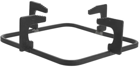 Zerodeko Support pour Cuisinière à Gaz Carré en Fonte Noir Antidérapant – Accessoire de Brûleur Stable pour Poêle, Casserole et Réchaud, 1 Pièce, Compatible Cuisson Gaz