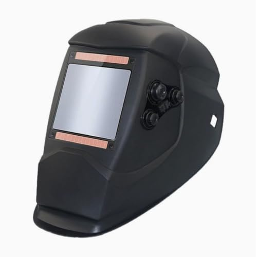 Fxzqgnh Maschera da Saldatura con 4 Sensori Solare Maschera Autoscurante Professionale Casco per Saldatori, Artigiani