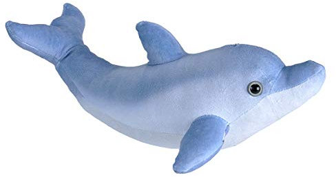 Wild Republic Living Ocean Mini Dauphin De Bouteille, 30 cm, Idée Cadeau pour Enfants, Animal en Peluche, Peluche Écologique, Rembourrage et Tissu Fabriqués à partir de Bouteilles d’Eau Recyclées
