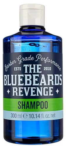 The Bluebeards Revenge Shampoo, Rehydrating Hair & Scalp, 300ml | Helps Remove Build Up of Dirt and Styling Products, SLS and Paraben Free, Cleanses and Nourishes Hair and Scalp