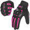 COFIT Motorrad Handschuhe, Touchscreen Motorradhandschuhe für Motorradrennen, Mountainbike, Motorcross, Klettern, Wandern und andere Outdoor Sportarten und Aktivitäten - Rosa M