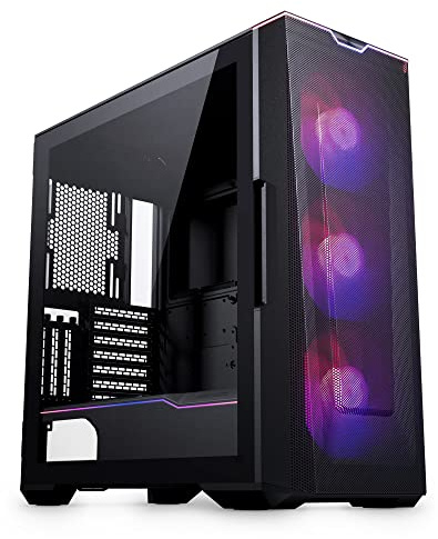 Phanteks Eclipse G500A D-RGB Midi-Tower, gehärtetes Glas, Schwarz