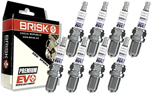 BRISK Premium EVO DR15SXC 1898 Zündkerzen, 8 Stück