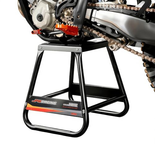Dirt Bike Stand Detachable Stand Universal Anti-skid Maintenance Steel MX Heavy Duty for Most Motorcycle Dirt Bike Ebikes like Surron CR250 EXC 250 CRF230 YZ250F KX100 KLX110 and More-Black