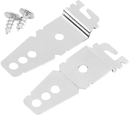 WATIIFUFU Kit de Montage pour Lave-vaisselle, 2 Supports de Fixation en Fer Argenté, Installation Rapide, Évite le Basculement Déplacement vers L’avant