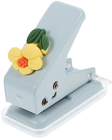 TOGEVAL Einzel-lochstanzer Für Bastelarbeiten Handheld Papierlocher Für Lose Kompakt Und Tragbar Für -projekte Fotoalben Und Scrapbooking Erhältlich Sonnenscheinblau