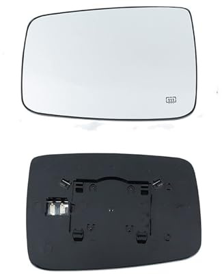 Ersättningsglas vingspegel För Dodge För Ram 1500 2009-2019/2500 2012-2019 Vänster Höger Side Backspegel Glas Fit Backspegel Glas(Vänster)