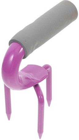 Milisten Cultivateur Manuel De Jardin à Griffes Robustes Outil Motobineuse Polyvalent pour Ameublir Désherber Et Creuser Denture Triangulaire pour Aération Uniforme du Sol Outil Agricole Po