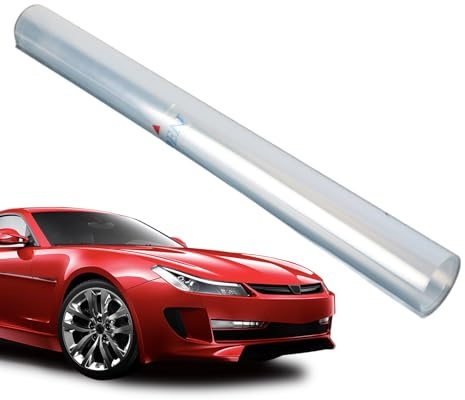 Film Protecteur Pour Carrosserie De Voiture - Film Transparent Anti-Rayures Pour Peinture Automobile,Revêtement Anti-Rayures 50x200cm Résistant aux UV pour Bateaux Camping-cars et Entretien des Véhicu