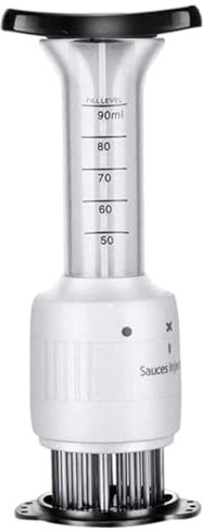 Siringa per carne, Utensile per frutti di carne, Siringa per Marinata iniettabile - Spezie | Carne marinata Utensili per cucinare aghi, Cucinatore di, Frullatore manuale, Dentini di carne