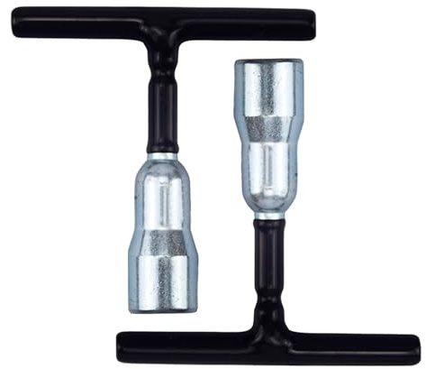 Hitburu Llave Para Tuercas Mariposa - Llave Para Apretar Tornillos,2 Unidades Llaves de Acero Robusta con Empuñadura en T para Ganchen C Pernos Ganchos de Tornillo Tornillos de