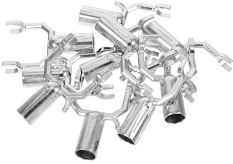 YARNOW Supporto per Puntelli per Alberi da Frutto, Kit da 10 Pezzi in Metallo Protezione Antiruggine, a Forma di U, Leggero e Resistente per Uso Esterno in Frutteti e Aree Verdi