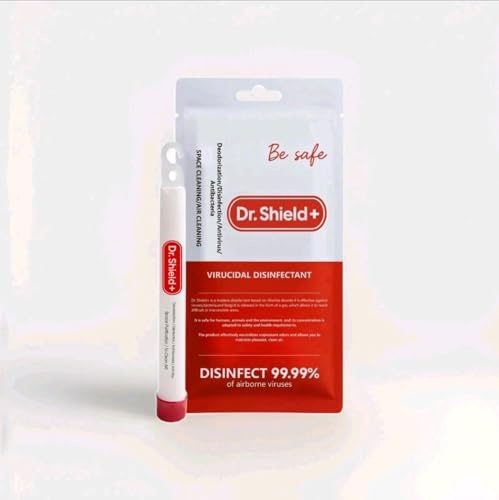 Dr. Shield+ Air Purifier Stick – Portable Chlorine Dioxide Odor Eliminator | Battery-Free Air Freshener for Home, Car, Office | Long-Lasting Deodorizer for 30 Days