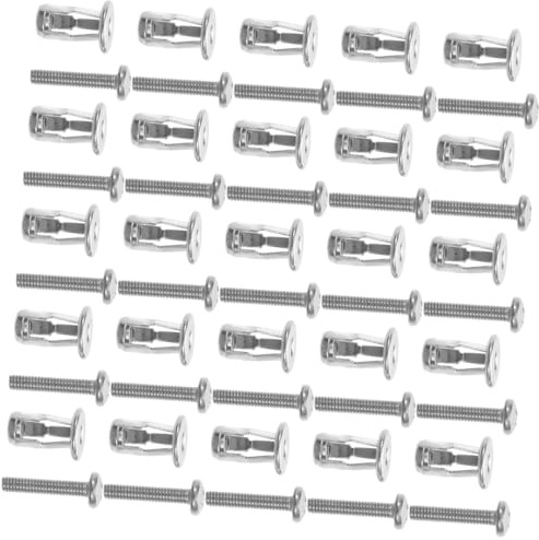 SEWOART Set 25 Viti Ad Espansione Con Dado a Petalo Per Porte Cave, Inserti Filettati Metallici Resistenti, Installazione Rapida, Ancoraggio Sicuro Per Uso Domestico e Commerciale