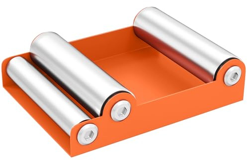 HOMCOM Soporte Rodillo Moto, Soporte Rodillo Limpieza Ruedas, para Limpieza de Neumáticos y Lubricación de Cadenas, para Moto < 220 kg y Ancho de Neumático <180 mm, Naranja