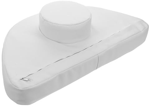 Lettino Massaggio Estetico Bianco in Pu Supporto Aggiuntivo | Cuscino Estetico Riutilizzabile, Design Elegante Antiscivolo, Imbottitura in Spugna per Saloni Professionali