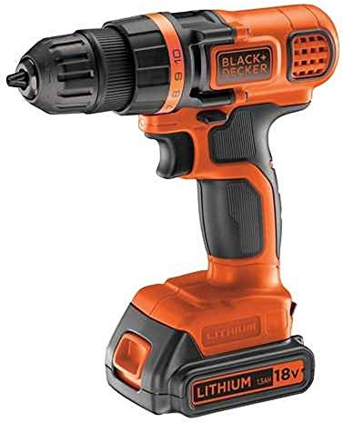 Black + Decker egbl18 K-qw Ultra-kompakter Akku-Bohrschrauber 18 V