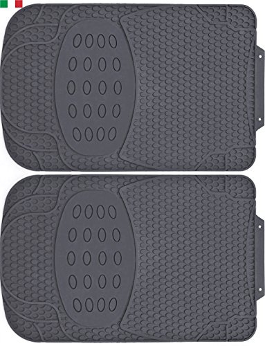 Cenni 27853 – Set 4 Tappeti Auto in Gomma Inodore, Universali, Sagomabili, Made in Italy
