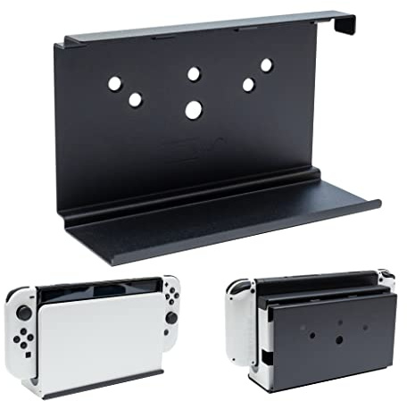 HIDEit Switch Mount - Wall Mount Nintendo Switch Dock (Black)