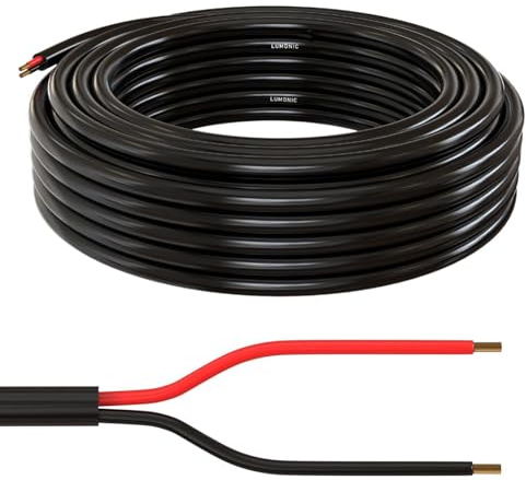 10m Lumonic 1m FLRYY câble véhicule 2 conducteurs I câble véhicule avec section de câble 2x 1,5mm² I câble remorque 2 pôles, câble remorque multiconducteu