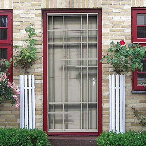 GSKBDQ 3D Türaufkleber Für Innentüren 90X200Cm Graues Holzgitter Selbstklebende Türposter Wandbild Wasserdichte Wandtattoo Pvc Türfolie Tapete Schlafzimmer Badezimmer Küche Home Deko