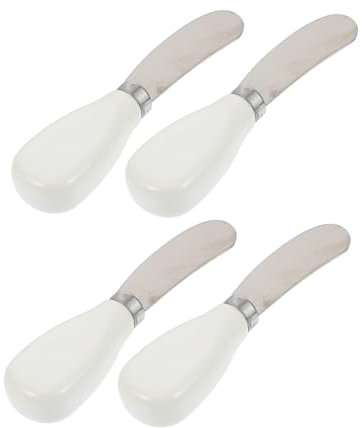 UPKOCH 4stücke Teiliges Edelstahl-baking-spatel Mit Hitzebeständigem Keramikblatt Ergonomische Creme Käsespachtel Für Backen Streichen Und Formen Vielseitig Für Küche Und Gastronomie