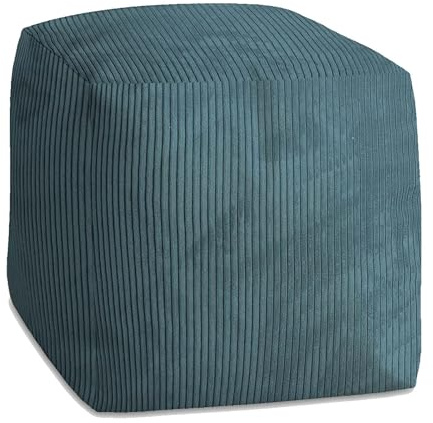 DreamRoots Pouf Hocker 60x60x60cm Couch Sitzsack - Fußablage