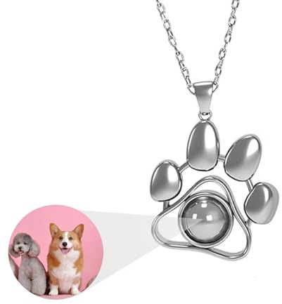AVINVAN Kette mit Bild darin,Foto Kette, Personalisierte Halskette, Personalisierte Gedenkschmuck Geschenke Frauen Freundin Geburtstag Muttertag