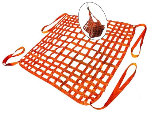 Elastic Cargo Netting - Polyester Cargo Lifting Net, Cargo Hanging Net, Truck/Trailer/Cargo Net, Strong Load-Bearing Material Handling Straps, Heavy Duty Rigging Strap For Lifting And Towing ( Size :
