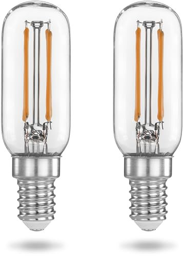 POPPSTAR Bombilla campana extractora LED, E14, 4W, 440 lm (40W), 2700K blanco cálido, 2 piezas