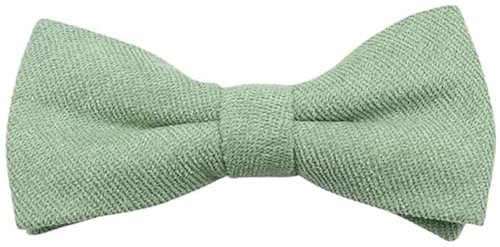 JJiaoLinin Fliege Herren,Klassische Einfarbig Fliegen für Männer erren Fliege Seidenlook Einfarbig Einstellbar Smoking Fliege Klassische Einfarbig Fliegen mit Haken für Hochzeit Party,Grün