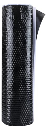Pamatio Sound Deadening Insulation Mat, 80 mil (2 mm) 21,5 sqft (2 sqm) , Butyl Automotive Sound Proofing Roll for Car & Van, Vibration Damping (Black 4m x 50cm)