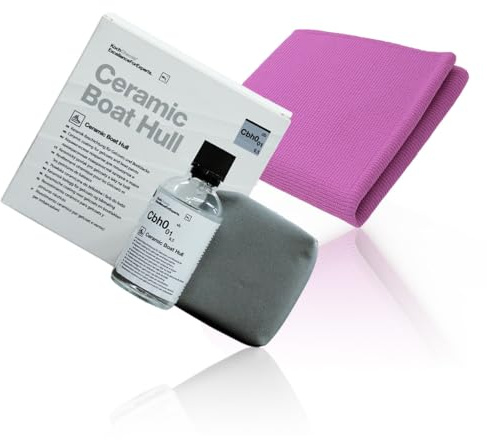 wortek Boot Versiegelung Set aus Koch Chemie Ceramic Boat Hull 0,1L Cbh0.01 inkl Microfaser Poliertuch Yacht Keramik Versiegelung Gelcoat Keramik Versiegelung Boot Versiegelung