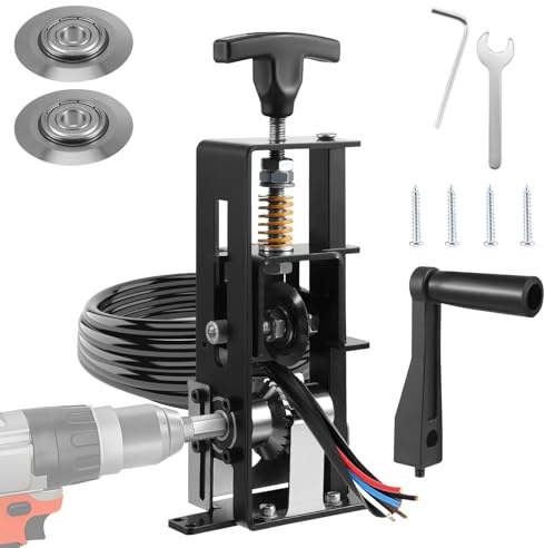 Nastopee Maquina Pelacables 1-30Mm,Pelacables Electricista Automático para Cables,con Manivela,Cable Maquina De Pelar,Pelador De Cables Electricos para Reciclaje