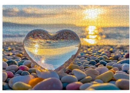 Puzzle Landschaft Puzzle 1000 Teile, Holzpuzzle Erwachsene Liebe 75x50cm Jigsaw Groß, Geschicklichkeitsspiel für die Ganze Familie Erholung und Entspannung, DIY Jigsaw Geschenke für Home Decor p-1826