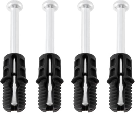 EMSea 50 St¨¹ck Dekorations-Spreizbolzen mit Harpunengewinde f¨¹r 8 Mm Loch Geeignet f¨¹r Heimdekoration Schrank