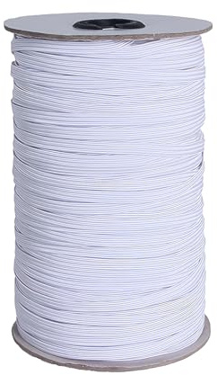 ZexJpr Gummiband Zum Nähen, 6mmX70M Breites Elastisches Band Für DIY Handwerk Und Kleidung, Hosengummi, Hochwertiges Gummizugband, Ideal Für Nähen Und Haushalt