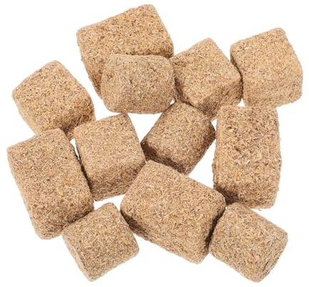 Hohopeti 12 pièces Mini de Foin Décoratives Assorties pour Maison de Poupée Accessoires de Ferme Miniatures Paille pour Décoration de Jardin et Scène DIY