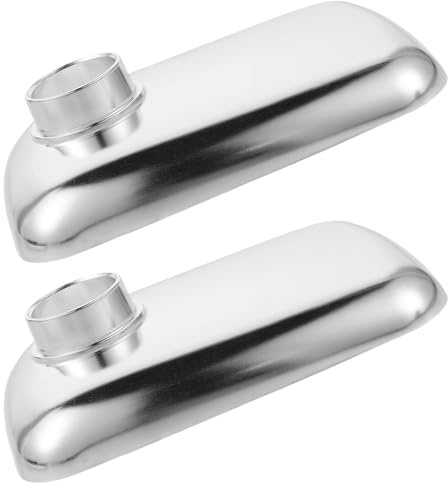 Amosfun 2 Plateaux pour Hachoir à Viande Électrique en Alliage d'Aluminium 208 X 145 CM Accessoires Universels de Rechange pour Boucherie Domestique Plateau d'Alimentation Hygiénique