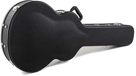 GEWA 523280 Arched Top Economy Gitarrenetui für ES-335 Semi-Akustik, Schwarz