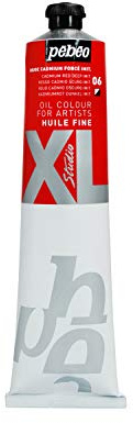 Pébéo – Fin olja XL 200 ml – oljemålning – perfekt för nybörjare eller proffs – Fine Art painting – Fin kvalitet – Pébéo-oljemålning – kadmiumröd mörk imitation – 200 ml
