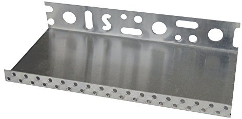 Sockel-Abschlussprofil U-20 mm, Alu/Bd a 20 X 2,0 m