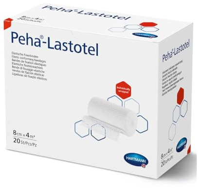 HARTMANN 3101020 Peha Lastotel - Vendas de fijación (4 m x 8 cm)