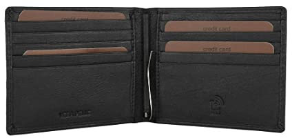 Lancetti Portafoglio Uomo in Vera Pelle, Con Portamonete e Scatola