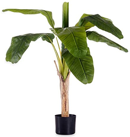 Pianta Decorativa Banano Verde Plastica (80 x 120 x 80 cm)