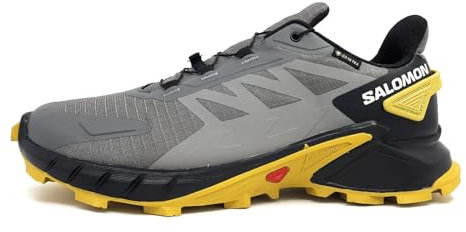 Salomon Supercross 4 GTX L47462300 - Scarpe da Corsa da Uomo, Colore: Grigio melé