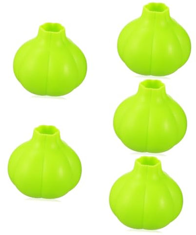 Garneck 5 Pièces éplucheur cuisine gingembre patin à roulettes tube broyeurs petit outils ail outil de suppression de silicone dissolvant de silicone légume rouleau Gel de silice