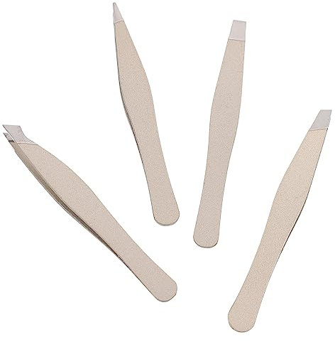 MERRYHAPY Einfaches Praktisches Augenbrauen-pflegeset 4-teiliges Brauen-clips Augenbrauen-haarclip Metall Silber Zur Haarentfernung