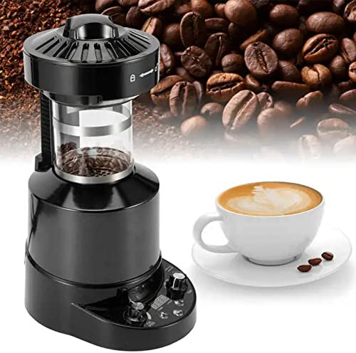 IUBGFTO Electric Coffee Roaster Machine, Automatic Small Hot Air Coffee Bean Roaster Machine, with Timer, Adjustable Wind Speed, Cold/Hot Air Adjustment, for Cafe Shop Home, Office