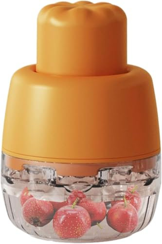 WXQZHF Deshuesador portátil de Tipo Empuje, utensilio de Cocina Multifuncional, Herramienta para deshuesar Cerezas, Adecuado para azufaifo, UVA, dátil Rojo, espino